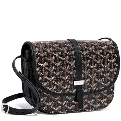 goyard belvedere 2 black|goyard saint gabriel wallet price.